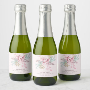 Pink Tis Mini Champagne Étiquette En Saison