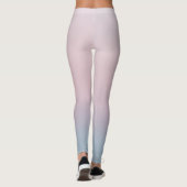 Pink To Blue Stylish Dames Leggings (Dos)