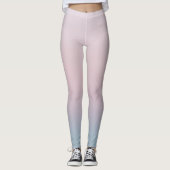 Pink To Blue Stylish Dames Leggings (Devant)