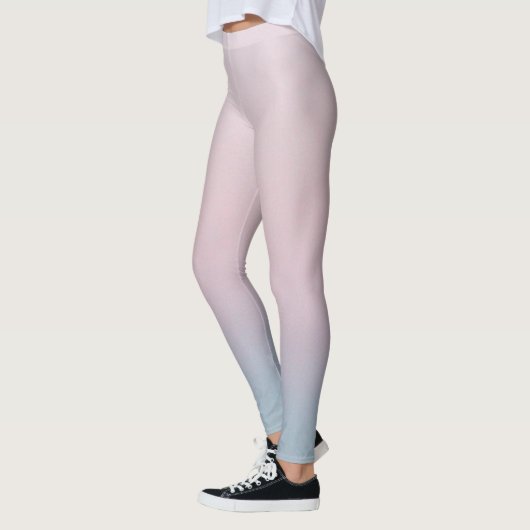 Pink To Blue Stylish Dames Leggings (Gauche)