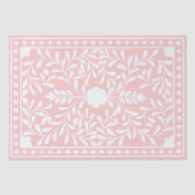 Pink Traditional Bone Inlay Decoupage Paper