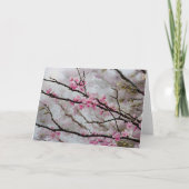 Pink Tree Blossoms Flower Art Note Kaart (Voorkant)
