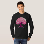 Pink tree of life cherry blossom t-shirt (Voorkant volledig)