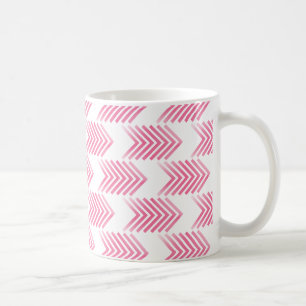 Pink Tribal Arrow Patroon Koffiemok