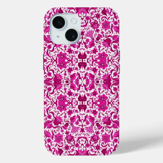 PINK TROPISCHE FOLLE ART PRINT Case-Mate iPhone CASE (Achterkant)