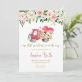 Pink Truck Notre Petite Amoureuse Invitation (Debout devant)
