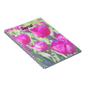 Pink Tulip Garden Art Journal Carnet (Côté Droit)