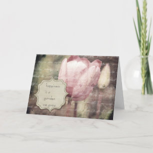 Pink Tulip Inspiration Kaart