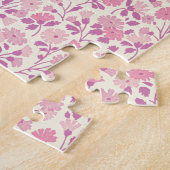 Pink Tulip Vintage Style Art Puzzle (Côté)