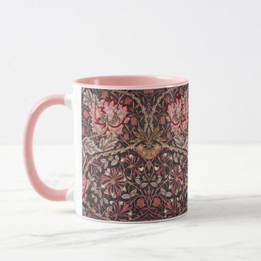 Pink Tulips Honeysuckle William Morris Mok (Links)