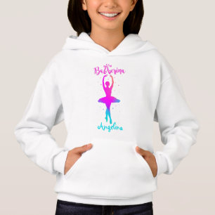 Pink Turquoise Gepersonaliseerde Ballerina