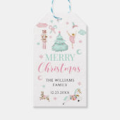 Pink turquoise pastel noisette joyeuse étiquettes (Devant)