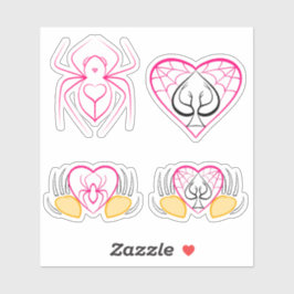 Pink Twink Spider liefhebbers Sticker