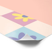 Pink Two Super Boho 2e Affiche de bienvenue d'anni (Coin)