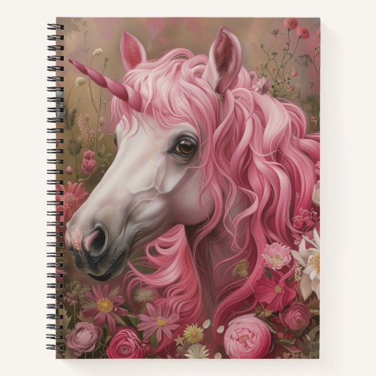 Pink Unicorn Journal Notitieboek (Voorkant)
