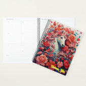 Pink Unicorn & Peony Dreamscape Fantasy (Devant avec enveloppe)