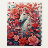 Pink Unicorn & Peony Dreamscape Fantasy (Dos)