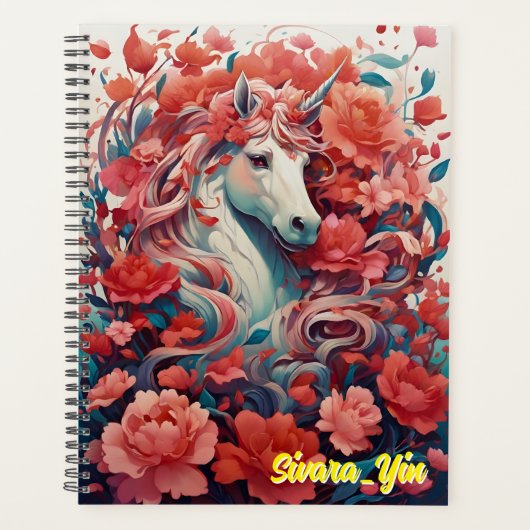 Pink Unicorn & Peony Dreamscape Fantasy (Devant)