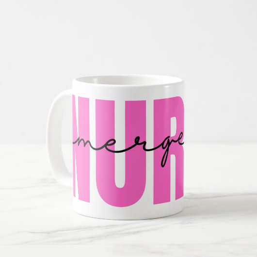 Pink Urgence Nurse Mug (Devant gauche)