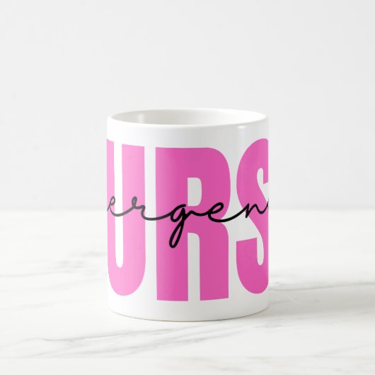 Pink Urgence Nurse Mug (Centre)