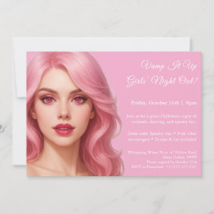 Pink Vampire Invitation pour une soirée entre fi
