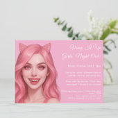 Pink Vampire | Invitation pour une soirée entre fi (Debout devant)