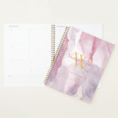 Pink violet or Aquarelle Script (Devant avec enveloppe)