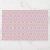 pink voedselcontainer etiket (Enkel label)