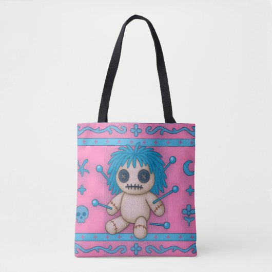 Pink Voodoo Doll Canvas tas (Voorkant)