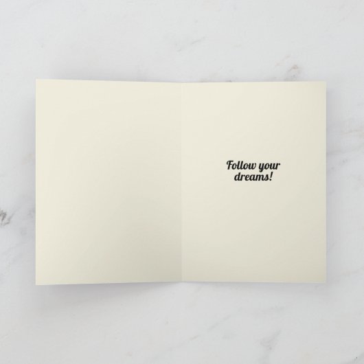 Pink Vous L'Avez Fait Carte De Graduation (Intérieur)