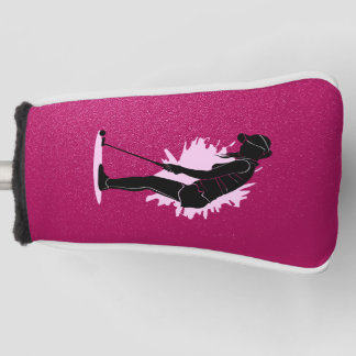 PINK VROUW PUTTER HOESJE WOMENS GOLF GOLFHEADCOVER