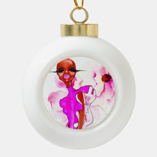 PINK WARRIOR ORNAMENT (Voorkant)
