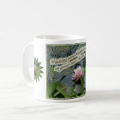 Pink Water Lily New Home Mug (Devant gauche)
