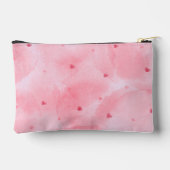 Pink Watercolor Heart Background Etui (Achterkant)