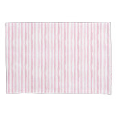 Pink Watercolor Stripes Kussensloop (Voorkant)