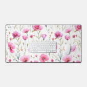 Pink Watercolor Wildflower  (Clavier et souris)