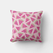 Pink Watermelon Summer Fruit Pattern Kussen (Voorkant)
