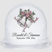 Pink Wedding Bells Names and Date (Arrière)