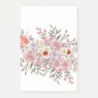 Pink Wedding Bouquet Post-it® Notes