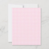 Pink Western Pays bébé Douche Invitations (Dos)