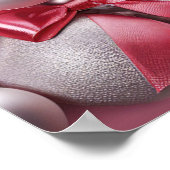 Pink White Christmas Balls Poster de Noël (Coin)