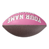 PINK WHITE EN BROWN Custom Football (Gedraaid 90)