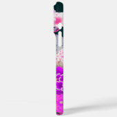 PINK WHITE FLOWERS Peony, Rozen Japanse Floral Cas Case-Mate iPhone Case (Achterkant / Links)