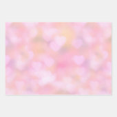 Pink White Heart Inpakpapier Vel (Voorkant 2)