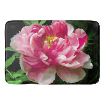 Pink White Peony Waterverf Fine Floral