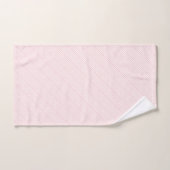 Pink & White Stripe Bathroom Towel Sets (Serviette à main)