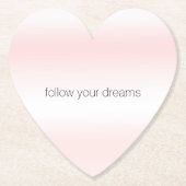 Pink White Tie dye Kartonnen Onderzetters (Voorkant)