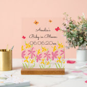 Pink Wildflower Baby Shower (Mariage)