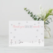 Pink Winter Wonderland - Merci carte de note (Debout devant)