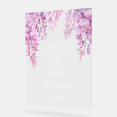 Pink Wisteria Baptism Welcome (Angle)